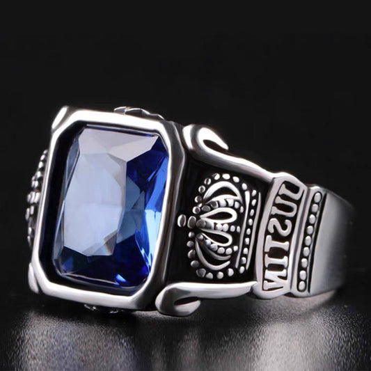 Crown Sapphire Ring